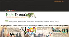 Desktop Screenshot of halaldunia.com