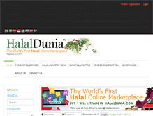 Tablet Screenshot of halaldunia.com